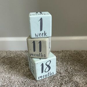 Mud Pie Milestone Blocks